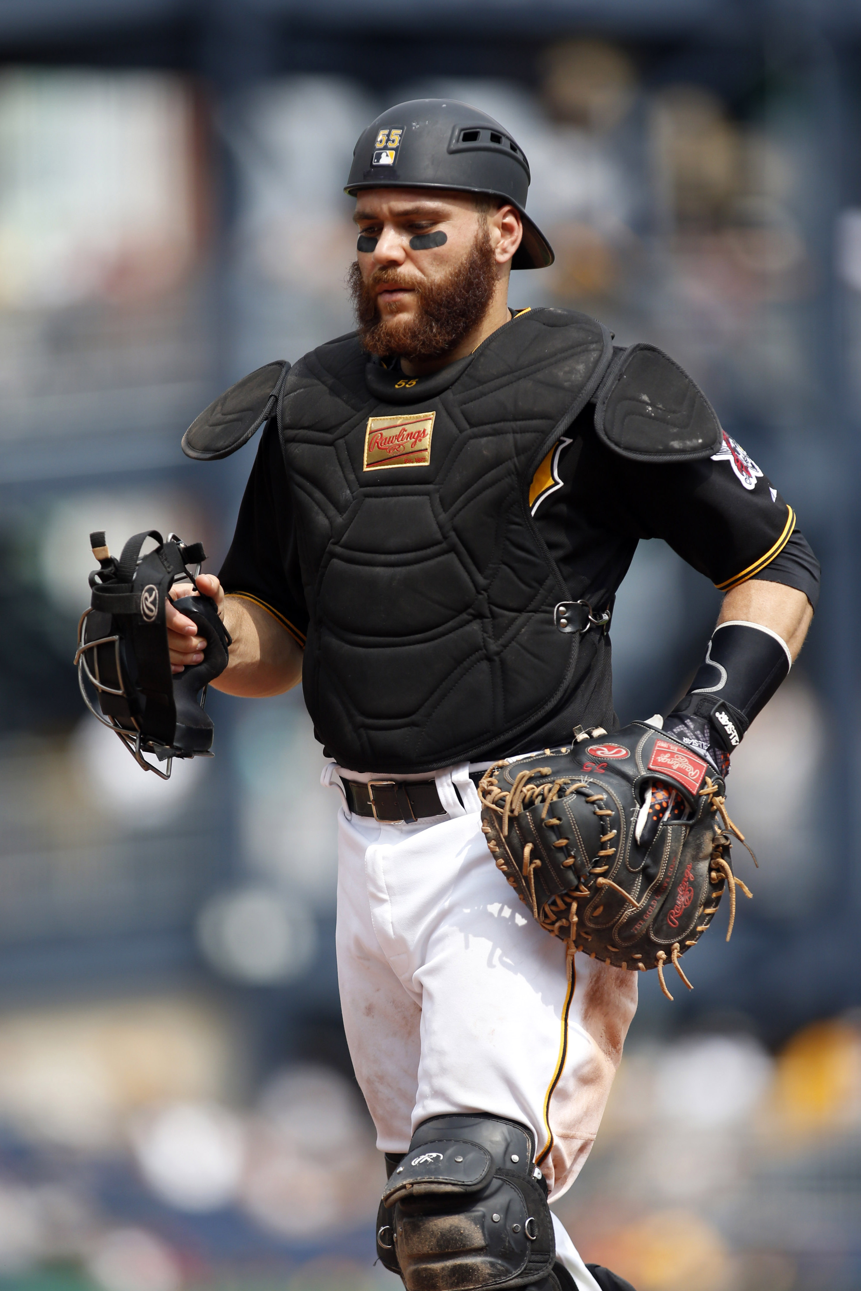 Russell Martin's defence behind the plate has been a key to Pirates' success