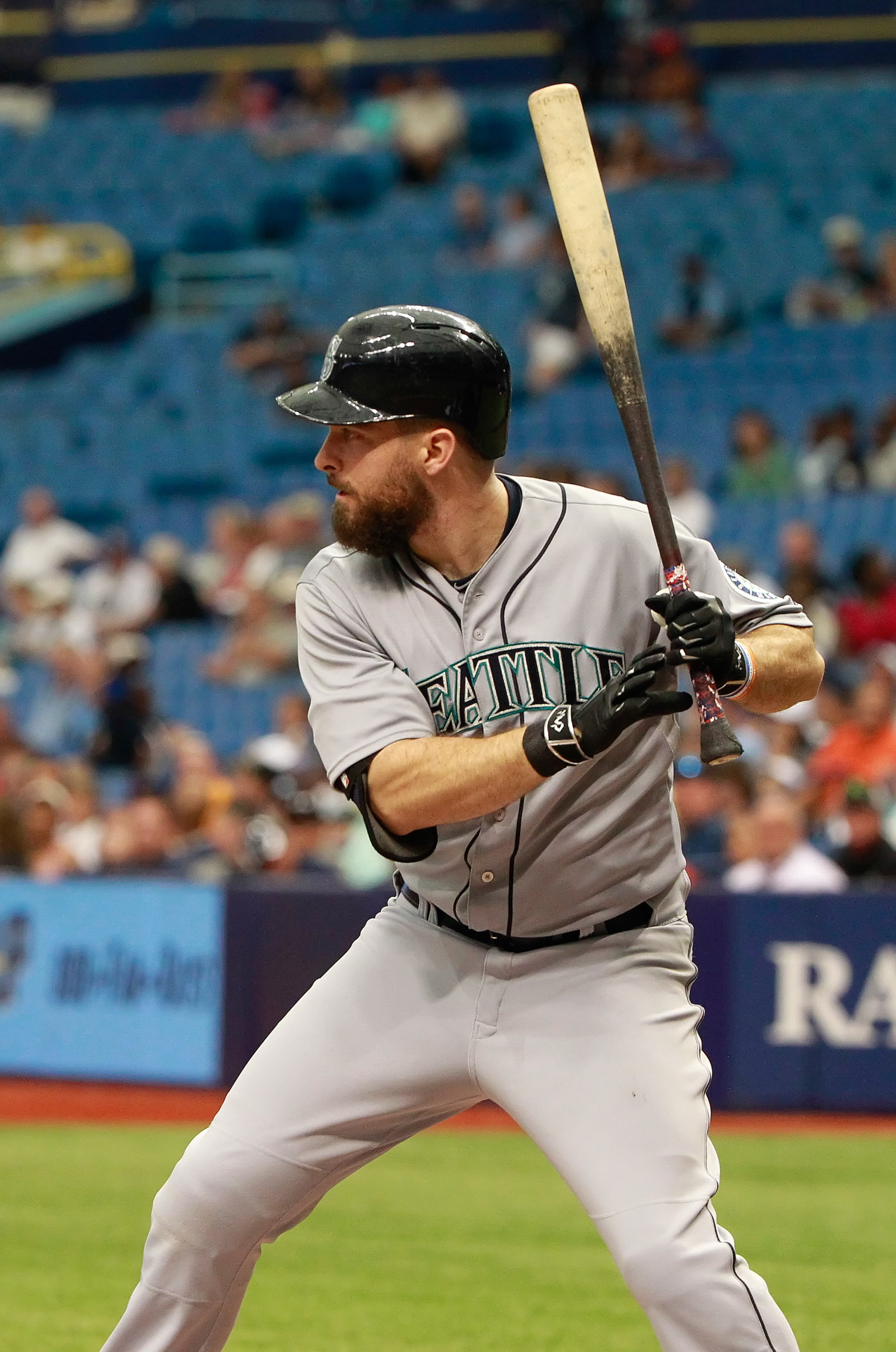 Dustin Ackley Uniform - NY Yankees 2015 Team Issued #29 Jersey and Hat w/  Posada Retirement Patch (8/22/2015)